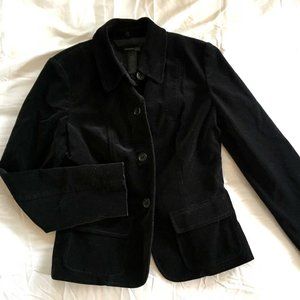 Kenneth Cole Black Velvet Tailored Jacket